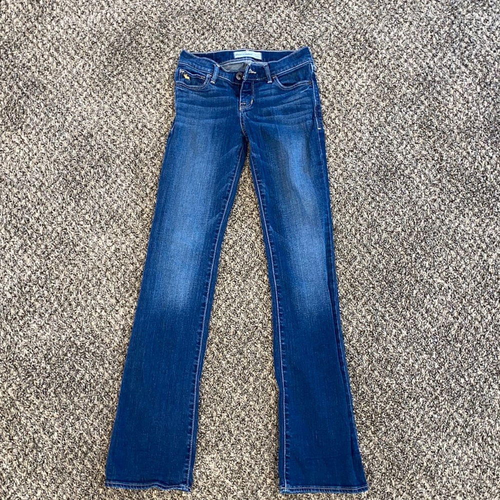 Girls Abercrombie Kids bootcut jeans